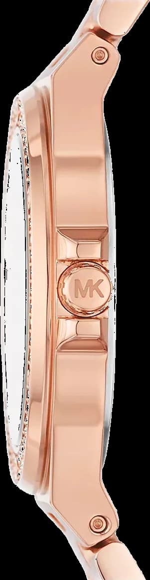 Bracelet Michael Kors MK7279 en acier inoxydable doré, maillons fins et élégants, fermoir déployant pour un maintien sécurisé