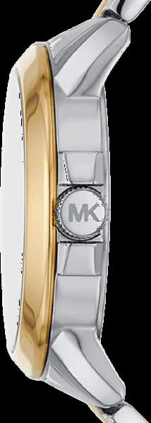 Montre femme Michael Kors MK7319 cadran logo MK bracelet bicolore acier et or vue 2