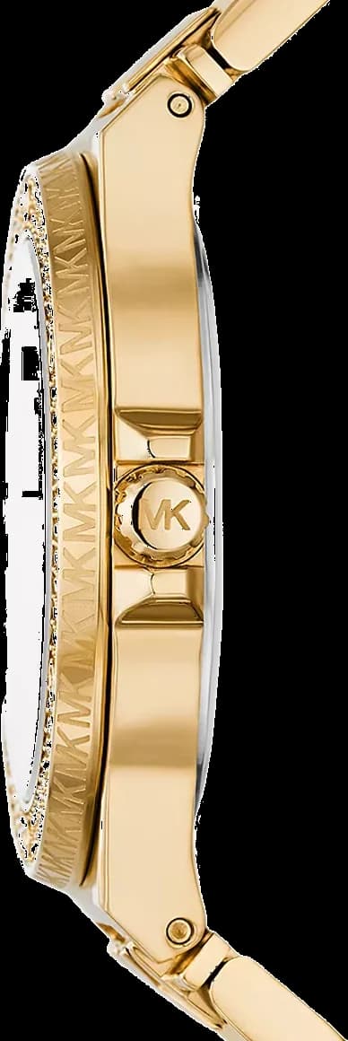 Montre femme Michael Kors Lennox MK7339 bracelet en acier inoxydable gravé MK vue 3