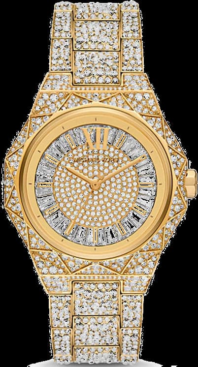 Montre Michael Kors MK7398 au cadran pavé de cristaux nacré, style chic et lumineux