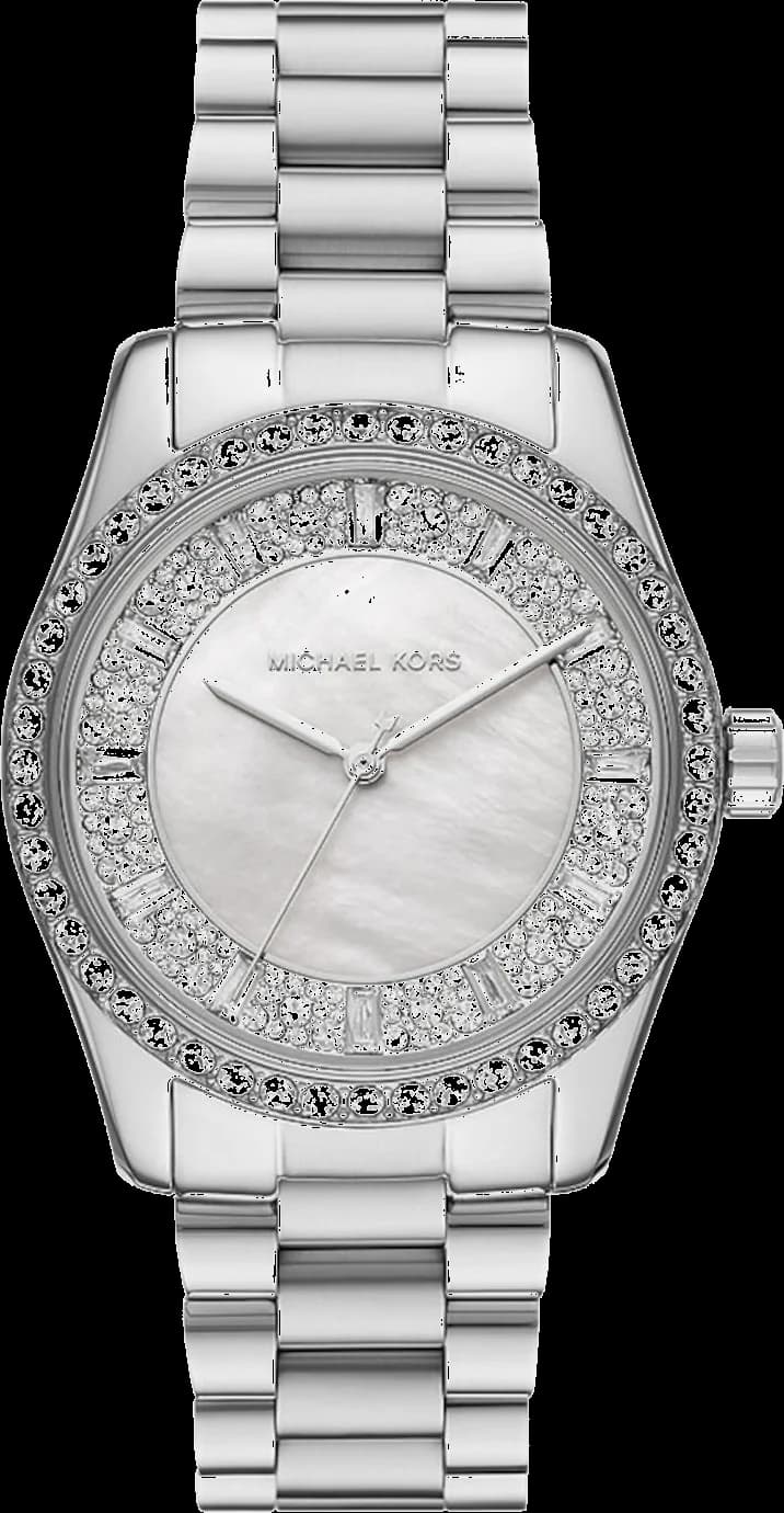 Montre Michael Kors MK7445 au cadran pavé de cristaux scintillants nacré