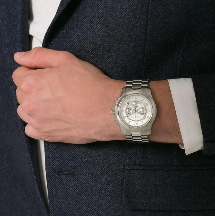 Montre Michael Kors MK8086 Runway Chronographe en Acier Inoxydable vue 4