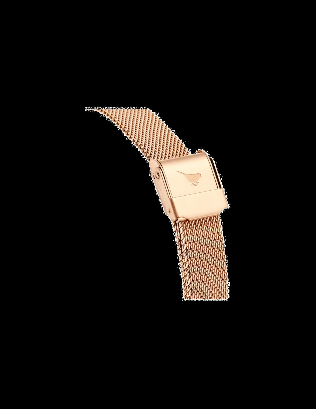 Montre Olivia Burton OB16AM96 Abeille 3D en Acier Argenté et Maille Milanaise vue 4