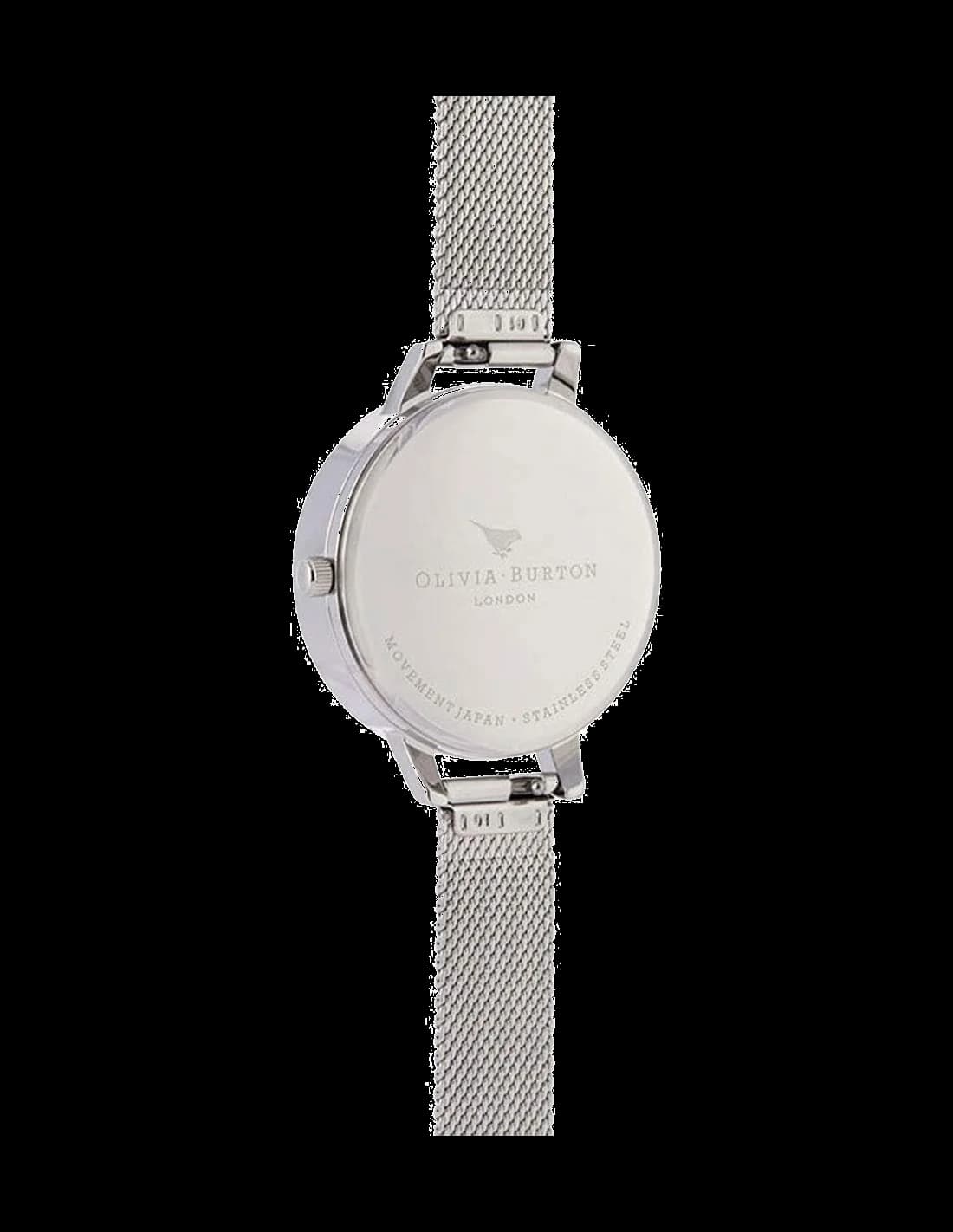 Bracelet Olivia Burton OB16BF18 en maille milanaise dorée, fermoir déployante, finition brillante et élégante