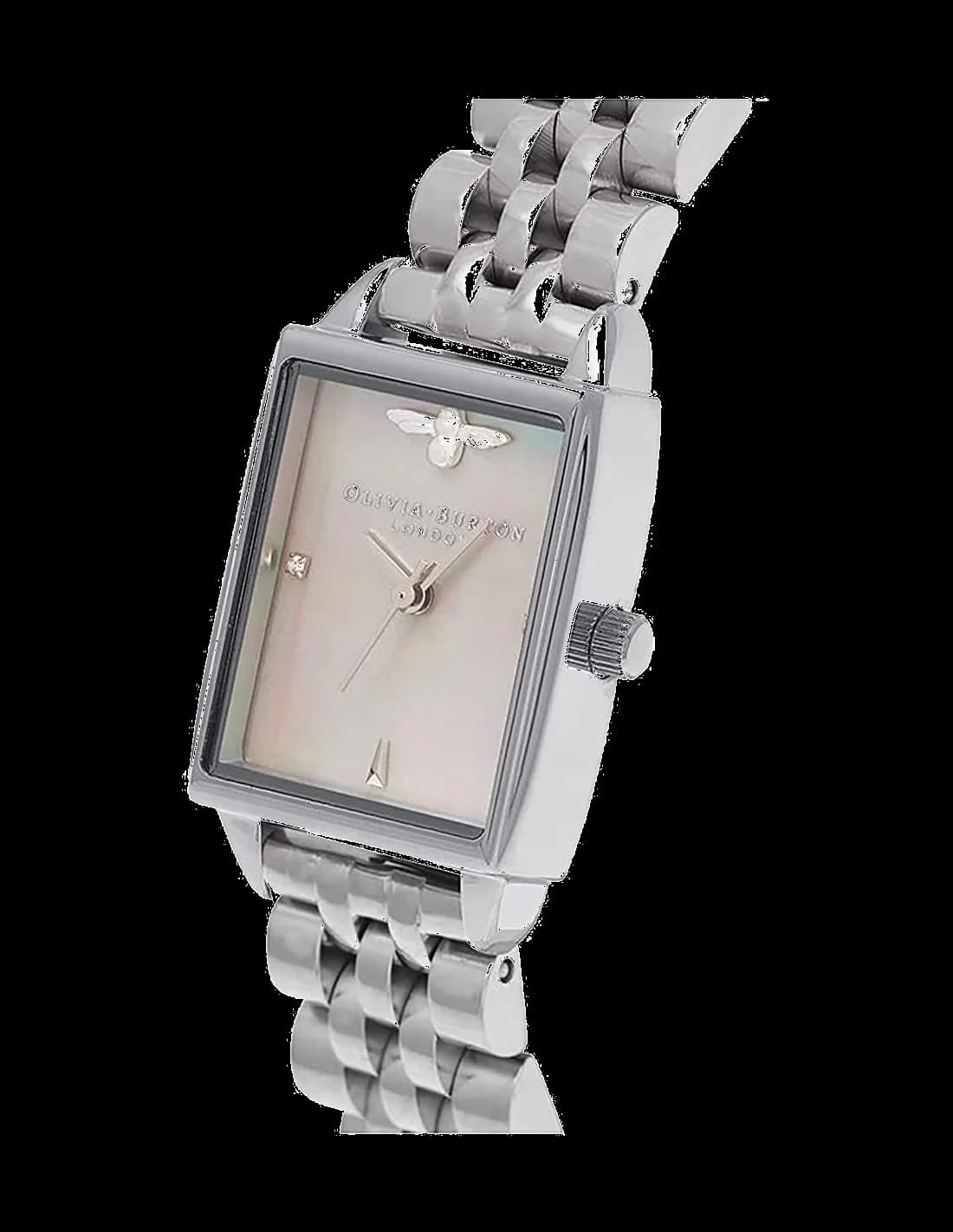 Cadran Olivia Burton OB16BH03 avec motif ruche doré, index bâtons et aiguilles fines