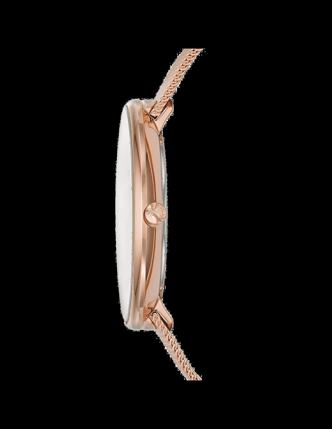 Cadran Skagen SKW2142 au design épuré avec index discrets et aiguilles fines dorées