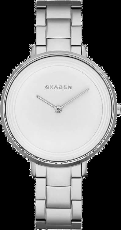 Montre Skagen SKW2329 argentée au cadran minimaliste et finition polie