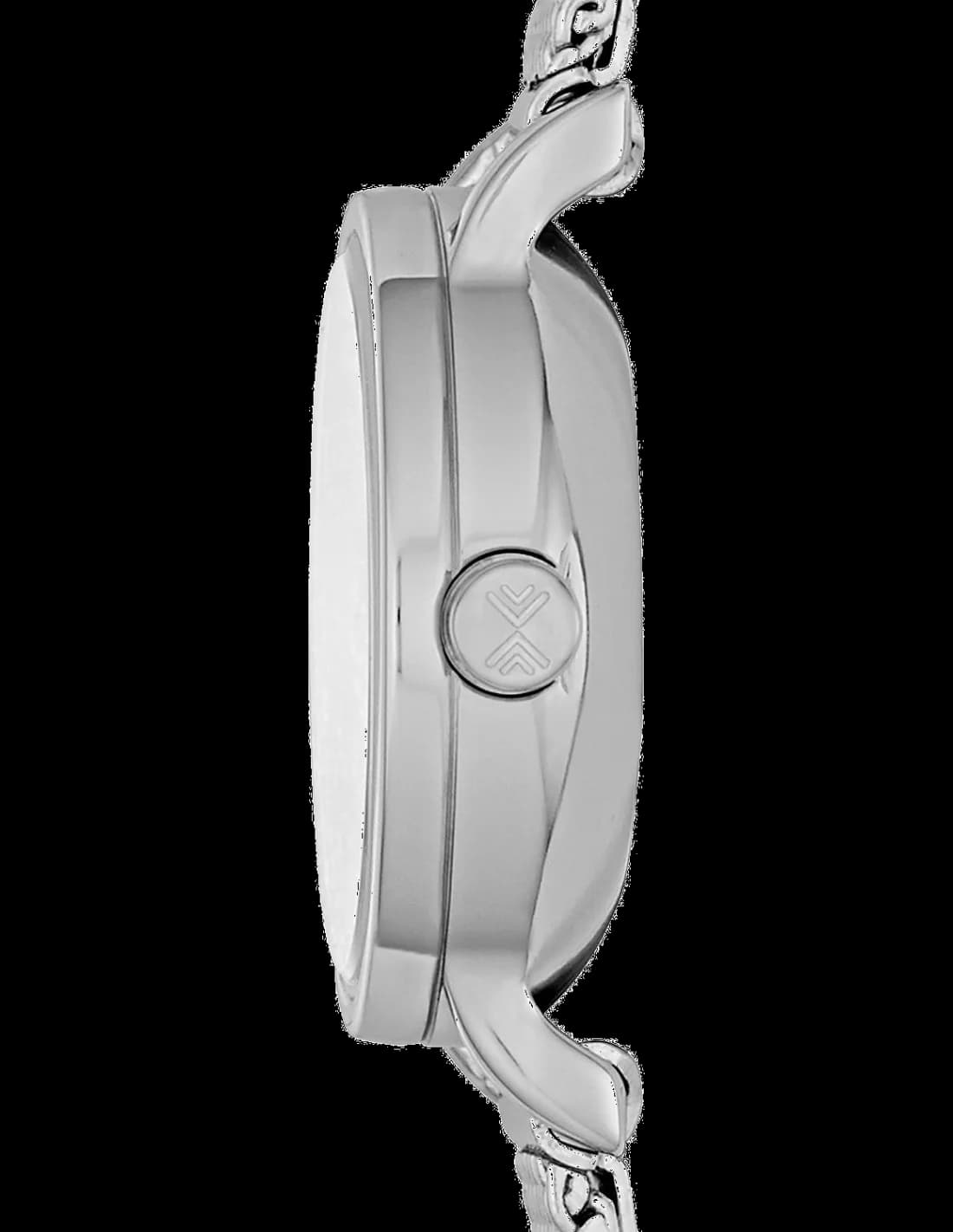 Cadran Skagen SKW2379 blanc épuré avec index fins et aiguilles argentées design scandinave