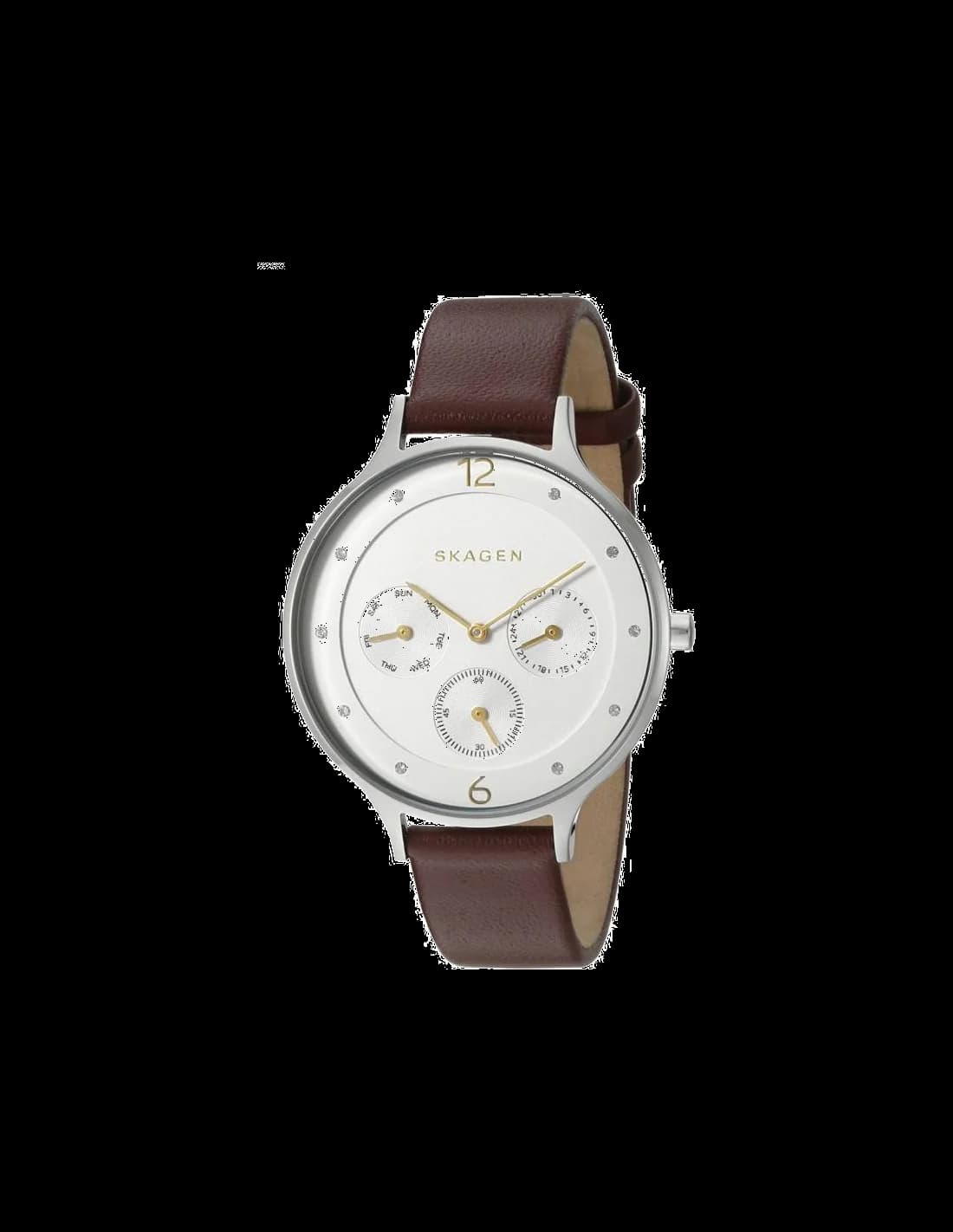 Montre Skagen SKW2394 rouge à cadran épuré minimaliste design danois élégant