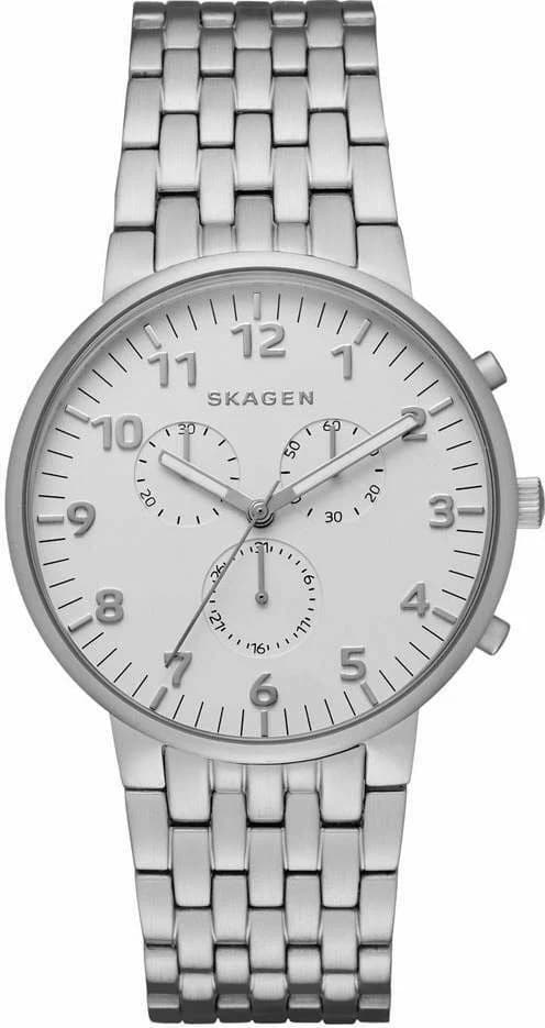 Montre Skagen SKW6231 au cadran argenté épuré et finition minimaliste scandinave