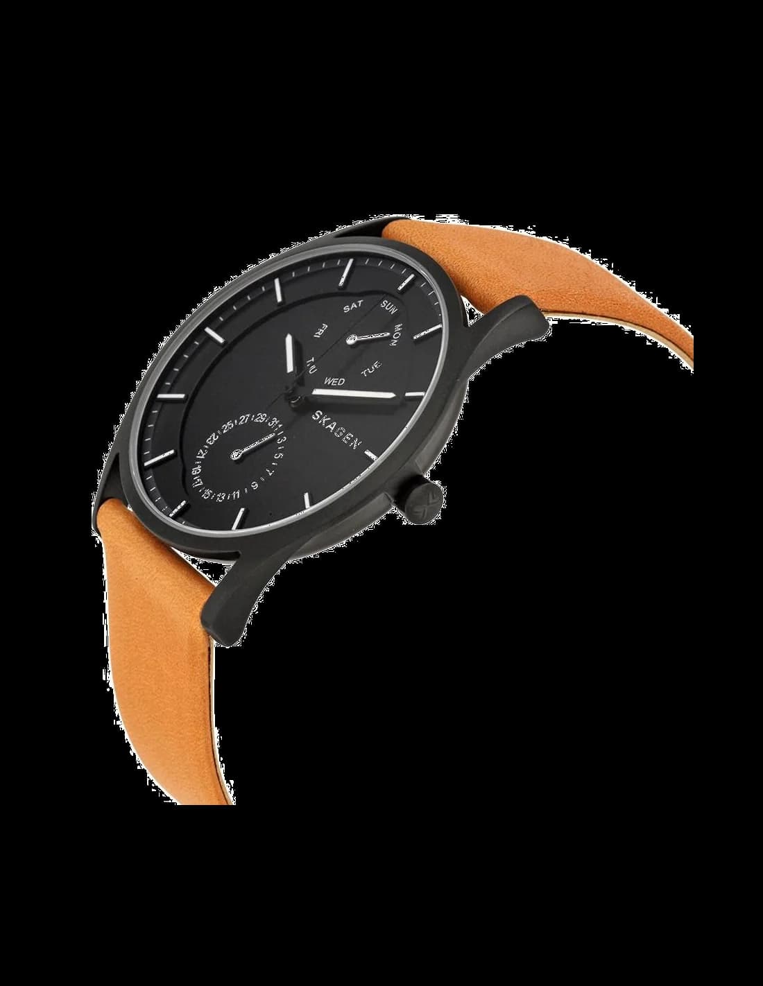 Cadran Skagen SKW6265 arborant index et aiguilles épurés, sans complications