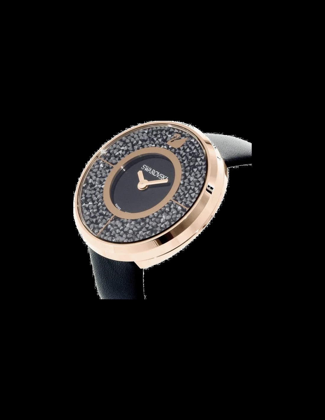 Cadran Swarovski 5045371 aux index cristal Swarovski et aiguilles noires fines
