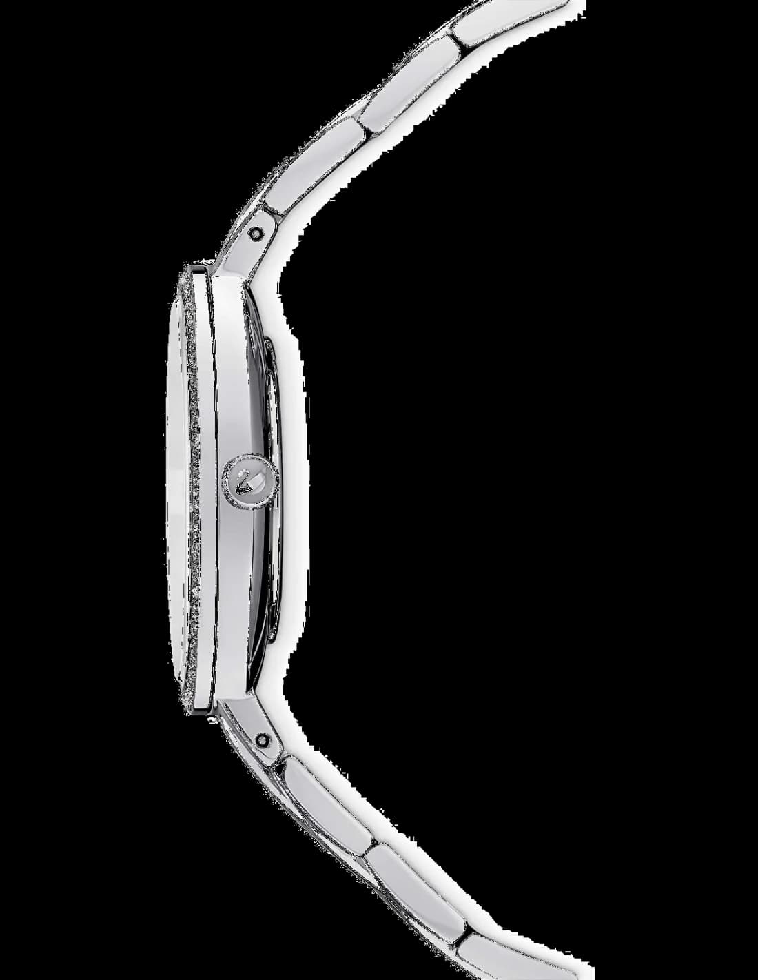 Cadran Swarovski 5517807 avec index en cristal, aiguilles fines et verre saphir anti-rayures