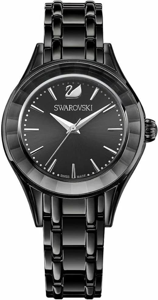 Montre Swarovski 5575217 Cadran Floral et Bracelet Cuir Rose vue 3