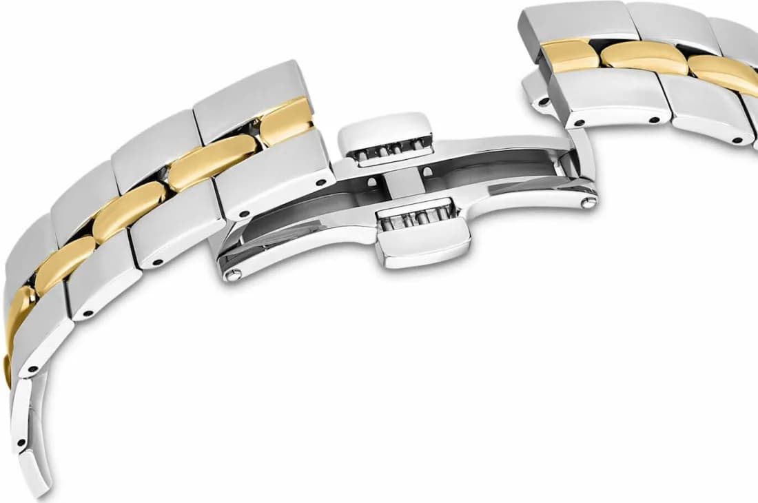 Montre Swarovski 5644072 Cosmopolitan Acier Bicolore Cadran Noir Pailleté vue 6