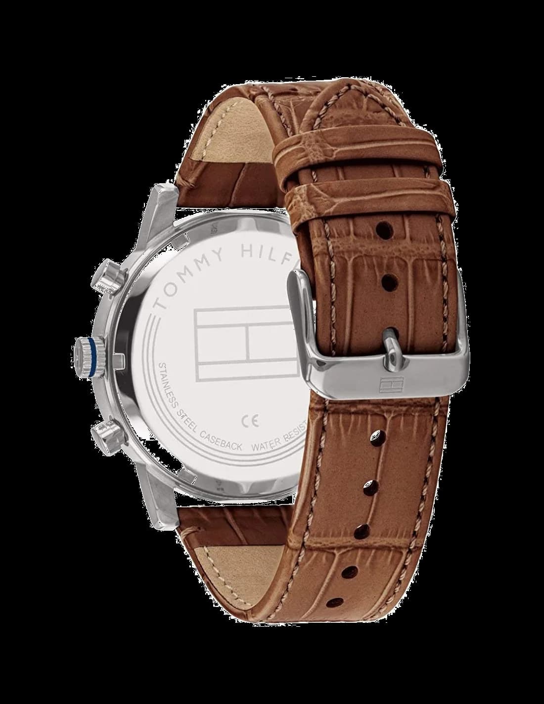 Cadran Tommy Hilfiger 1710398 avec compteurs multifonction, date à 4h30, finition soleillée, index appliqués