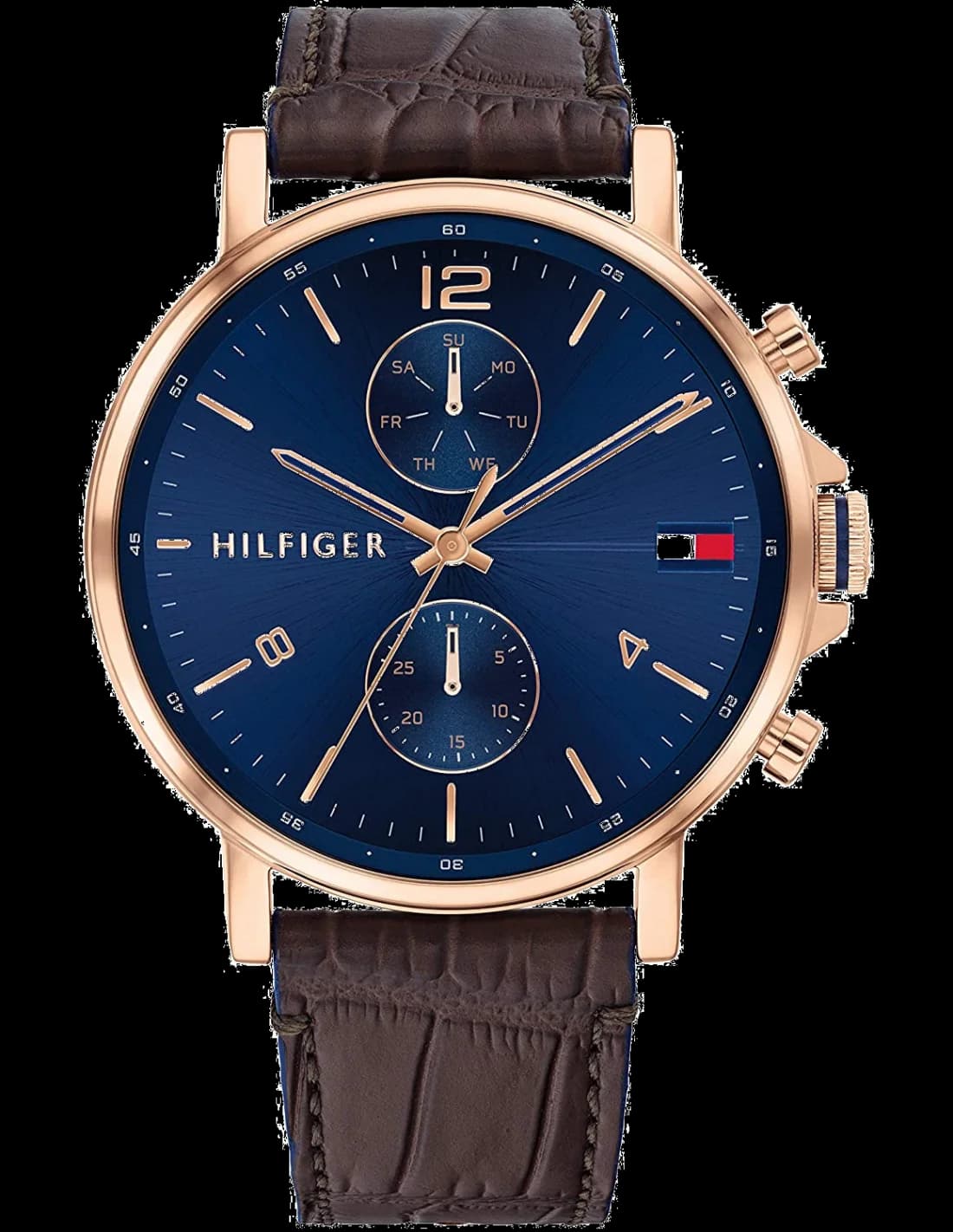 Montre Tommy Hilfiger 1710418 Daniel Cadran Bleu et Or Rose