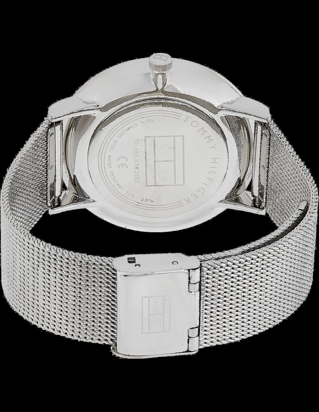 Bracelet Tommy Hilfiger 1781942 en acier maille milanaise doré, finition brillante et souple