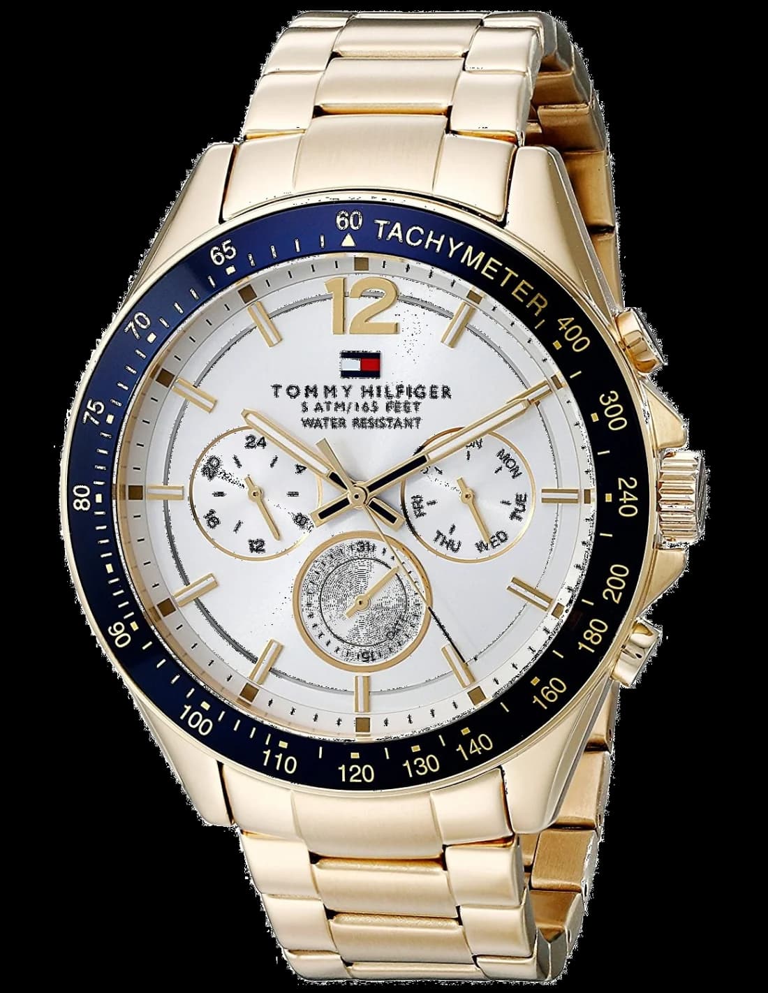 Montre Tommy Hilfiger 1791121 Multifonction en Acier Doré 44mm
