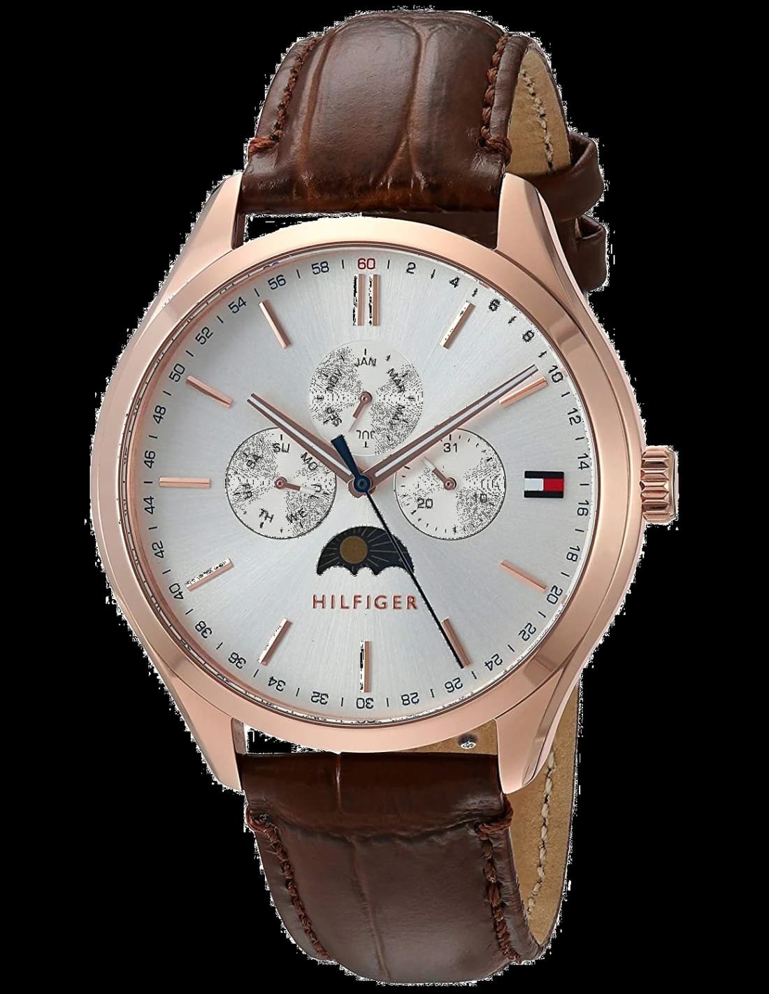 Montre Tommy Hilfiger 1791306 montre homme cadran noir chiffres arabes blancs style classique élégant