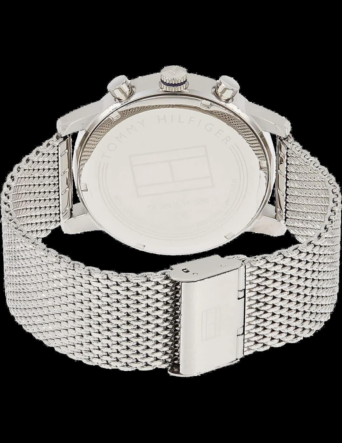 Bracelet Tommy Hilfiger 1791398 en maille milanaise argentée élégante et flexible