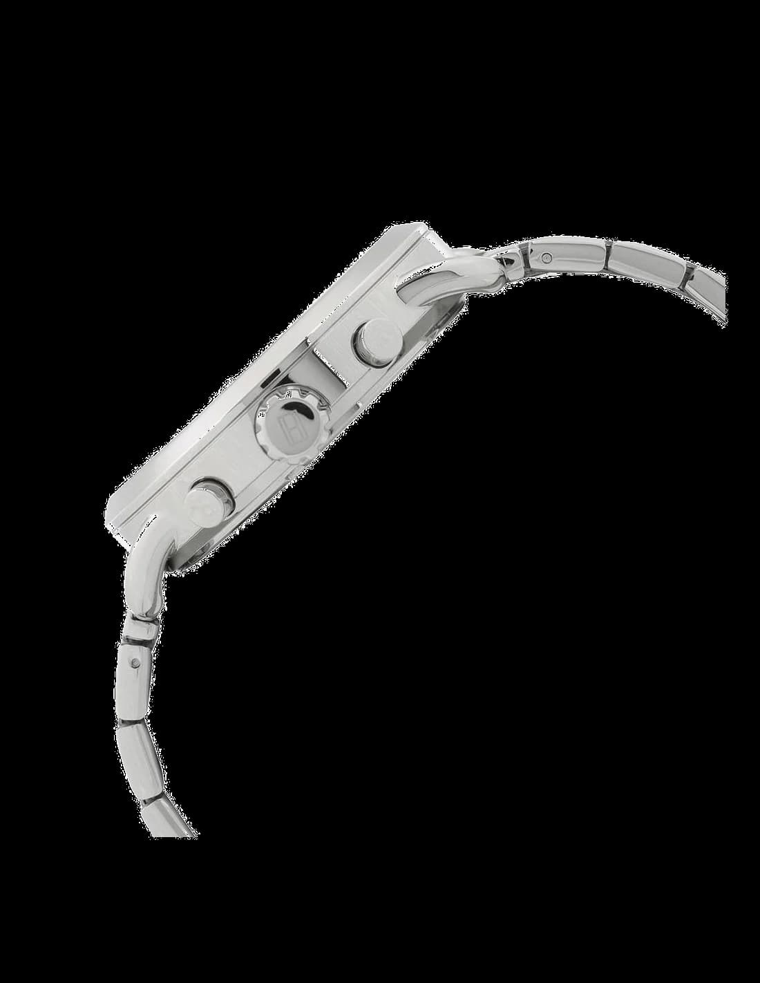 Montre Tommy Hilfiger 1791422 Briggs en Acier Argenté et Cadran Noir vue 3