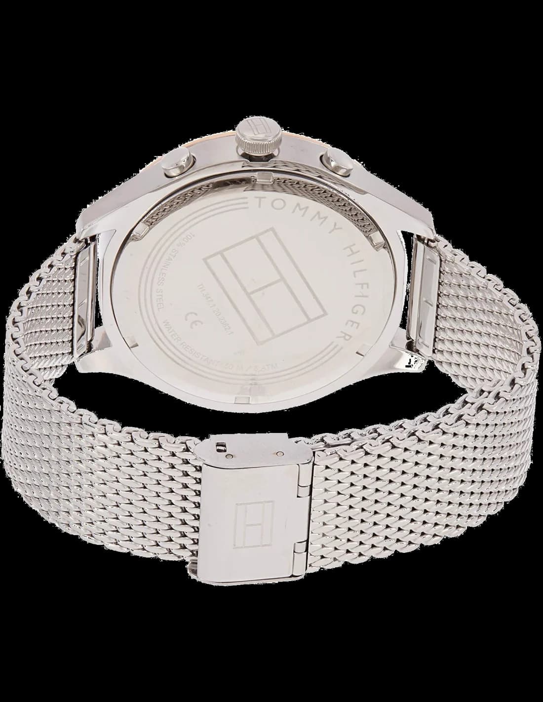 Montre Tommy Hilfiger 1791466 Gavin avec Bracelet en Cuir Brun et Cadran Multi-fonctions vue 3