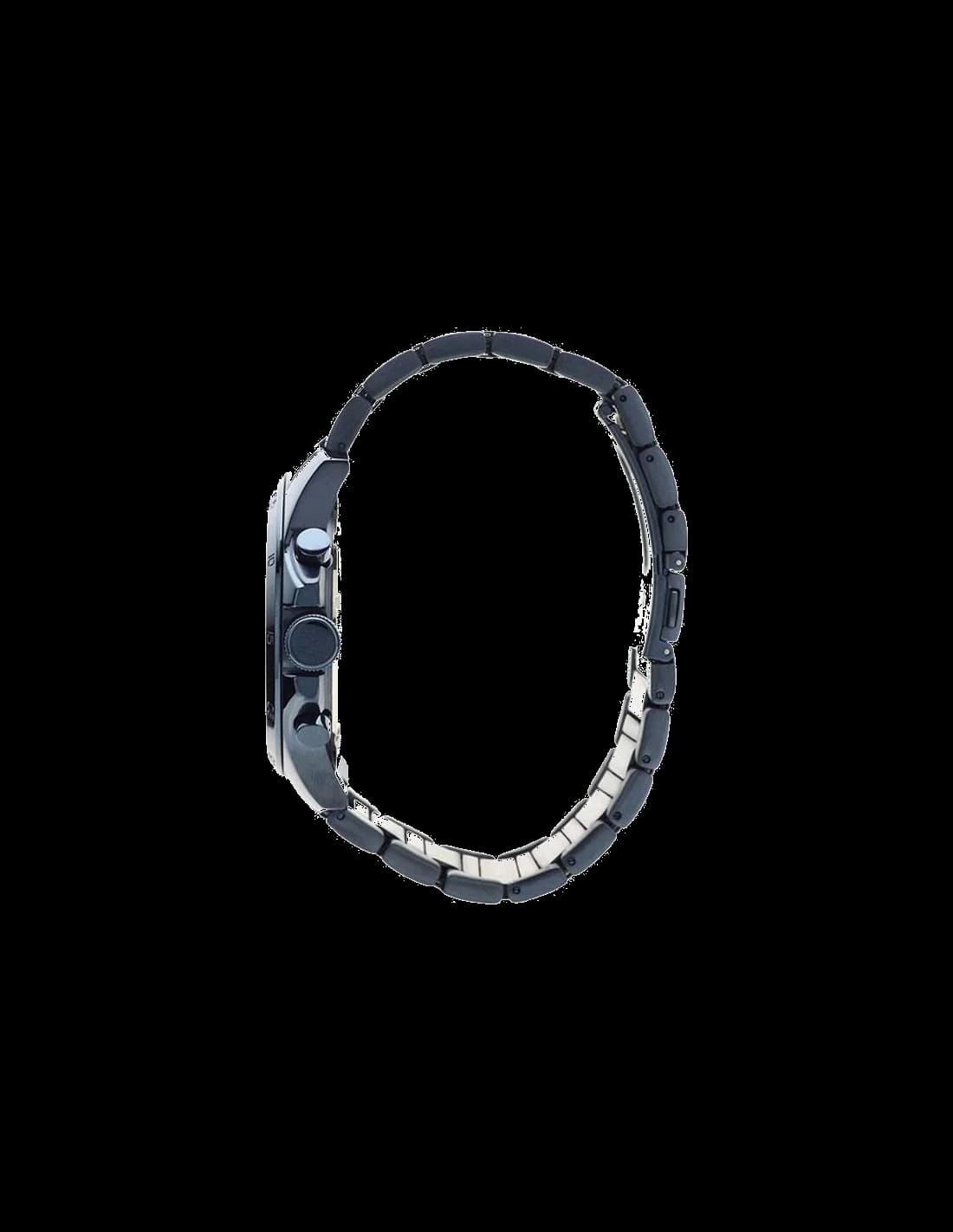 Bracelet Tommy Hilfiger 1791560 en acier inoxydable brossé, maillons larges, fermoir déployant à double bouton
