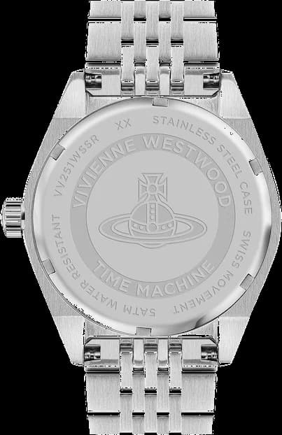 Bracelet Vivienne Westwood VV251WSSR bicolore acier et or, maillons alternés, fermoir déployante sécurisé