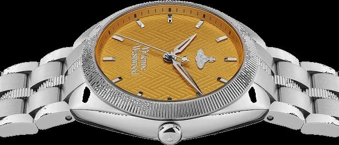 Bracelet Vivienne Westwood VV281TNSL en acier inoxydable argenté à mailles milanaises, fermoir déployant gravé du logo Orb