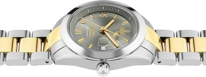 Montre Femme Vivienne Westwood VV292GYSG Fenchurch Acier Bicolore et Cadran Gris Soleillé vue 5