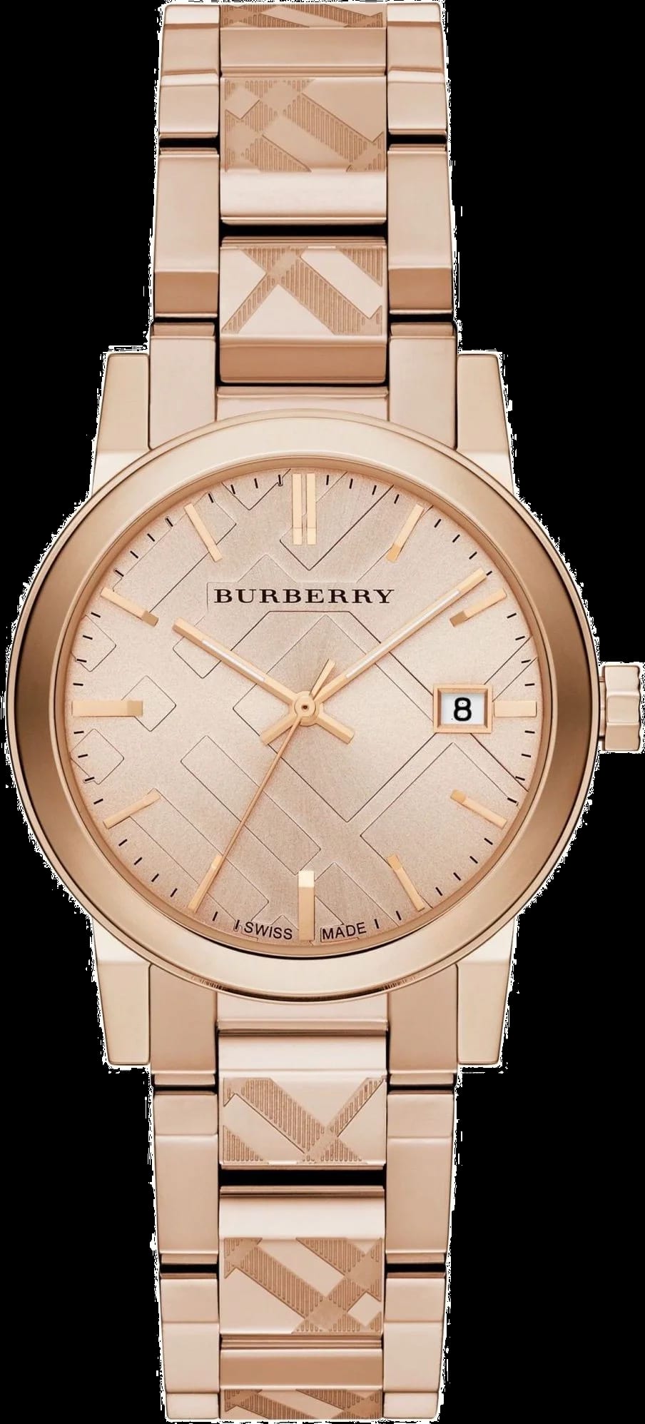 Burberry Montre Femme Burberry BU9146 The City Acier Rose Gold Swiss Made