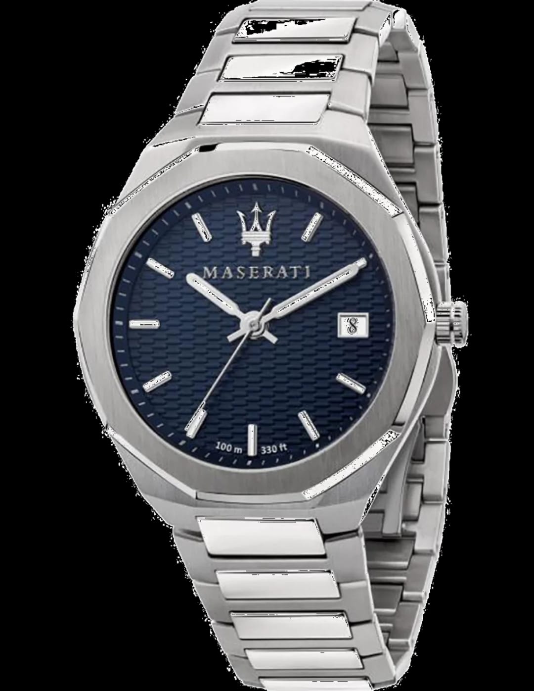 Maserati Montre Homme Maserati Stile R8853142006 cadran octogonal bleu