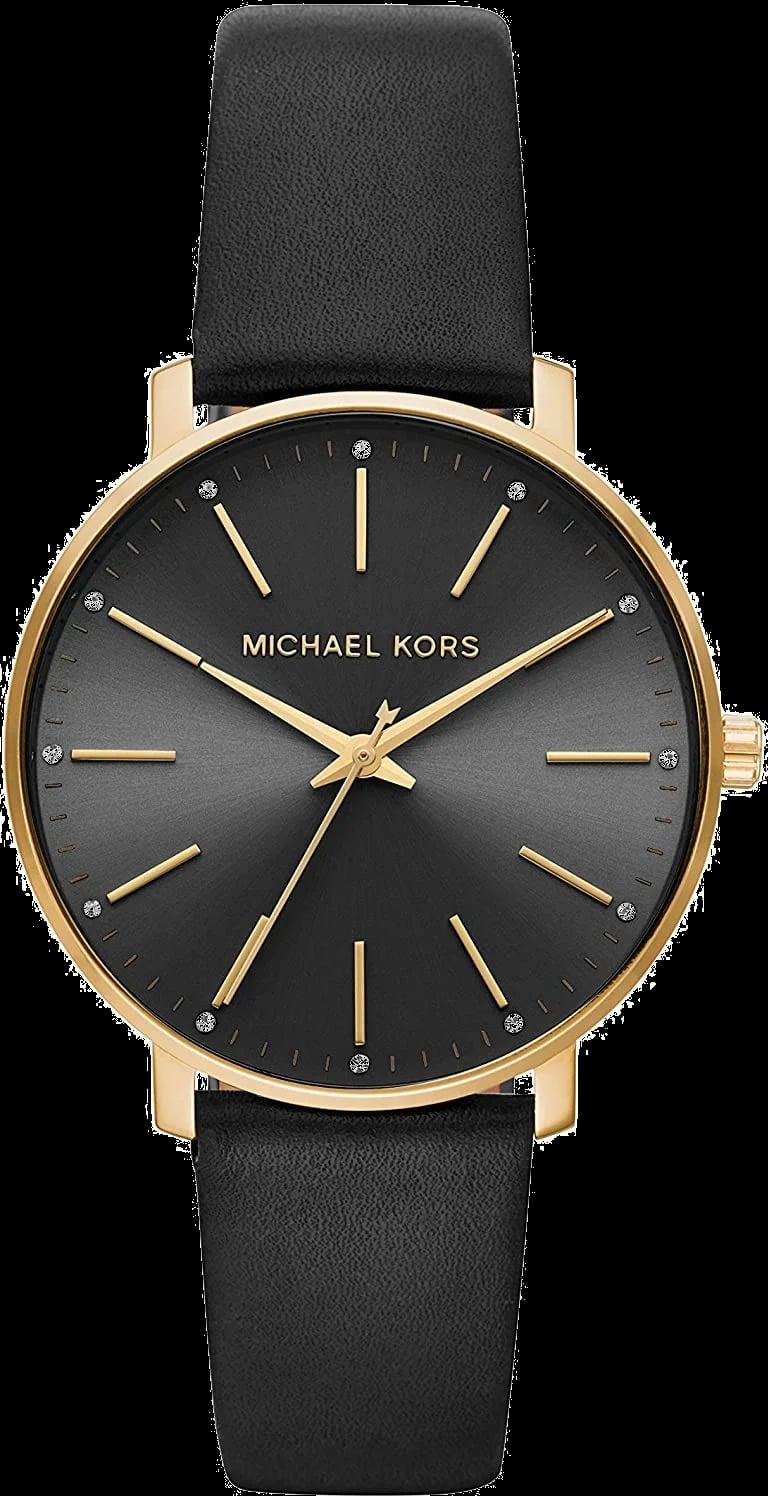Michael Kors Montre Femme Michael Kors Pyper MK2747 bracelet cuir noir