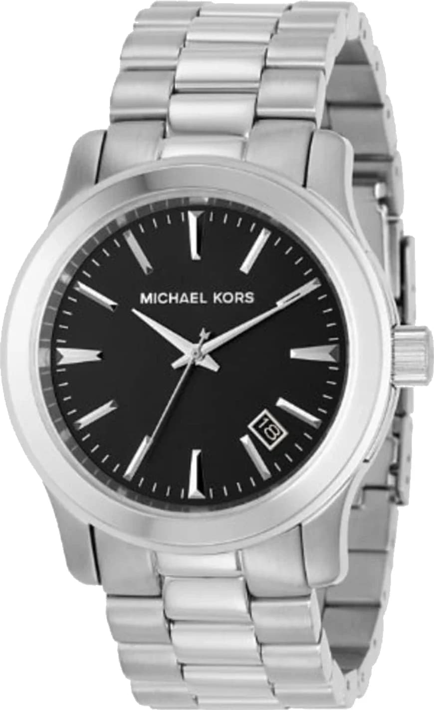 Montre Michael Kors MK7052 homme cadran noir bracelet acier