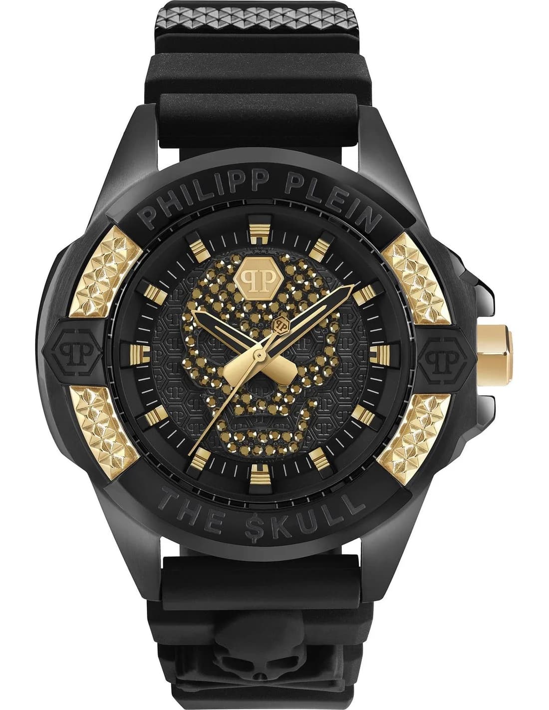 Montre Philipp Plein PWAAA1321 homme cadran noir bracelet silicone