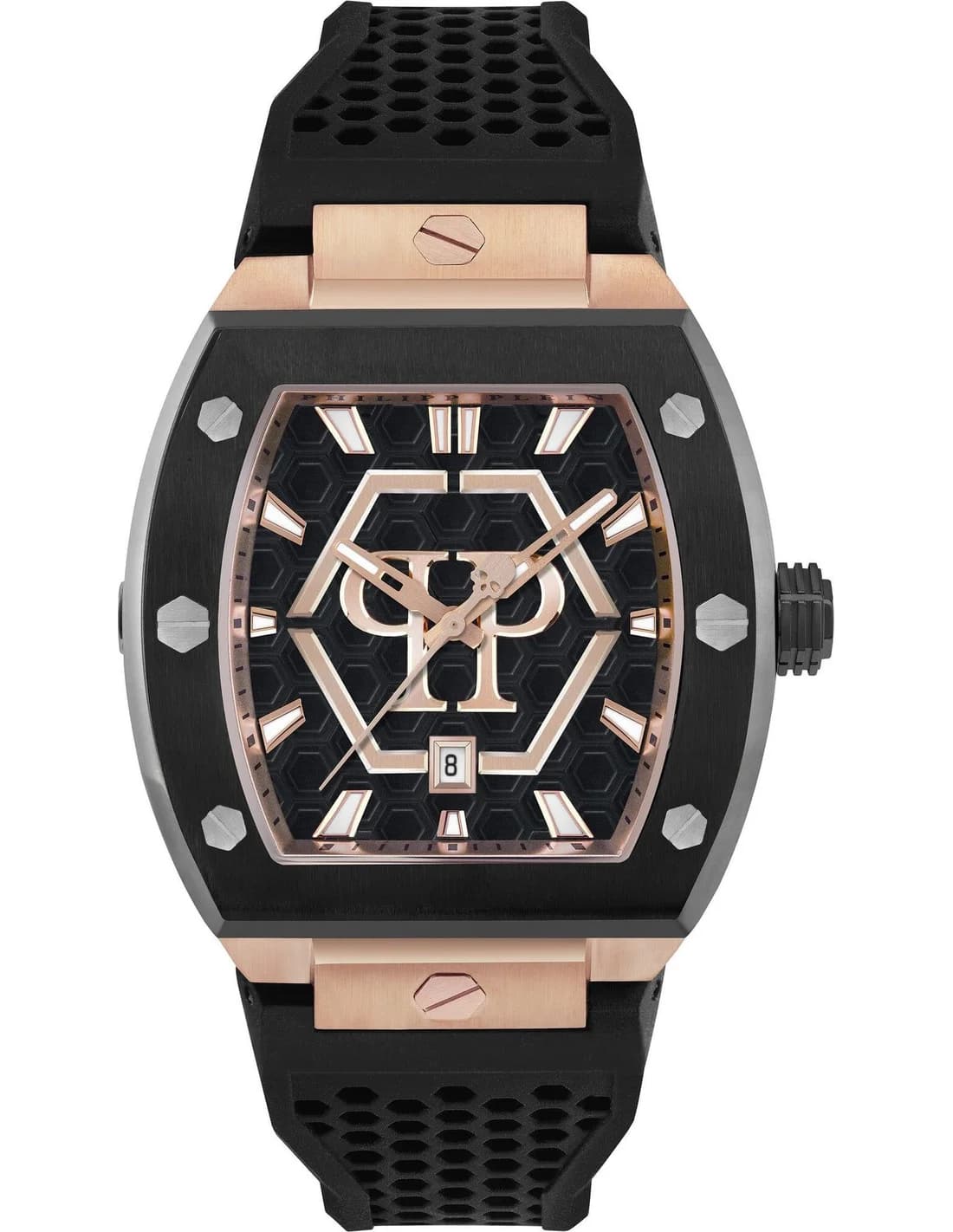 Montre Philipp Plein PWPUA0124 homme cadran noir bracelet silicone