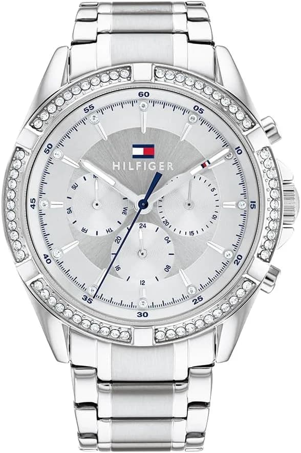 Montre Tommy Hilfiger 1782557 femme cadran argent bracelet acier