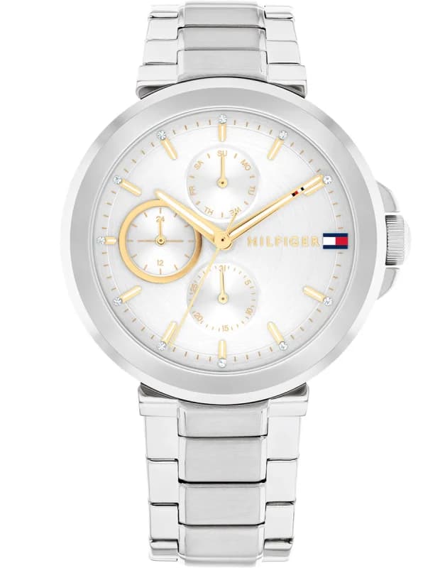Montre Tommy Hilfiger 1782753 femme cadran argent bracelet acier