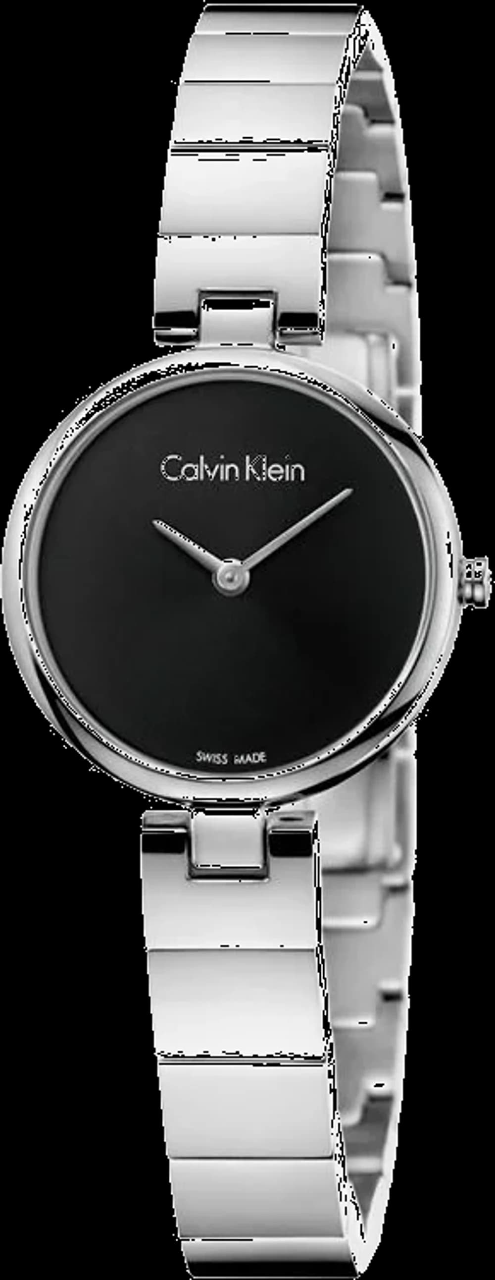 Montre femme Calvin Klein K8G23141, noir, acier inoxydable poli