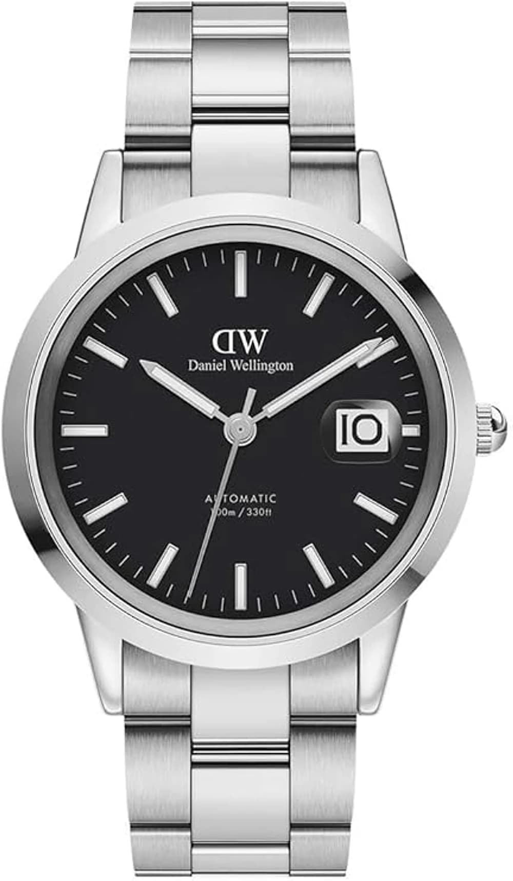 Montre unisexe Daniel Wellington DW00100482, automatique 40mm cadran noir