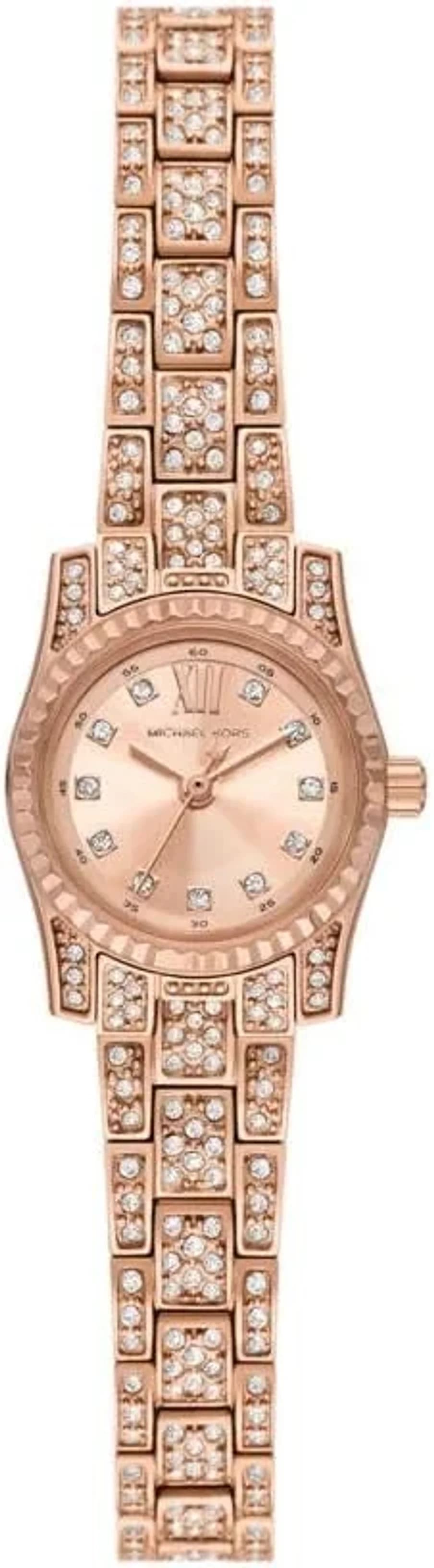 Montre Michael Kors MK4863 femme cadran or rose bracelet acier