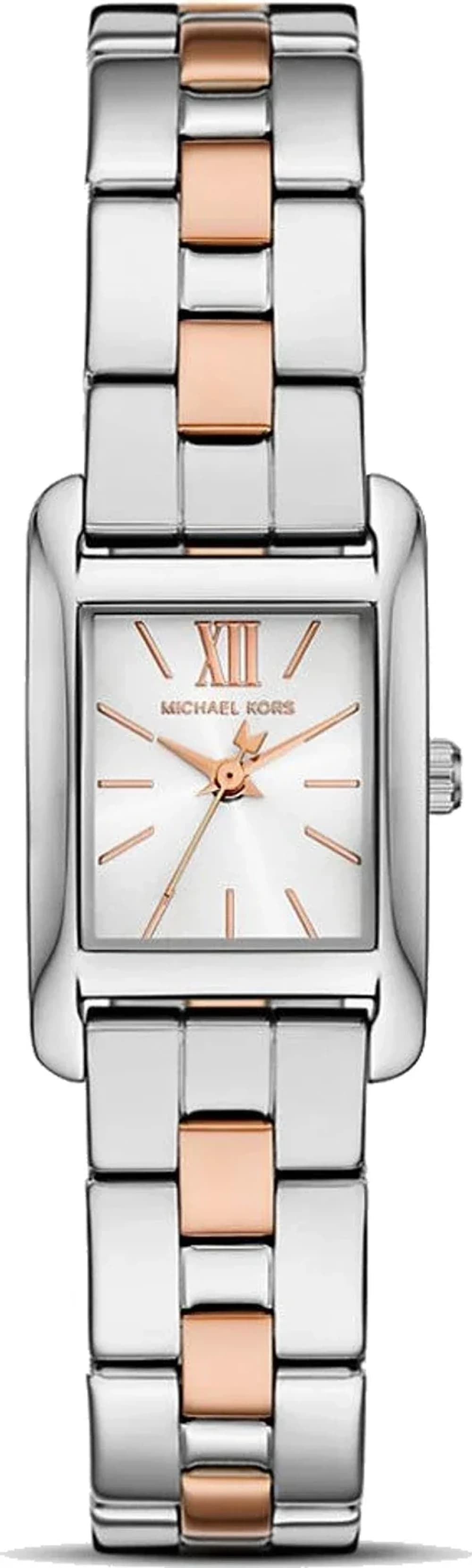 Montre femme Michael Kors MKO9015, cadran argent sur bracelet acier