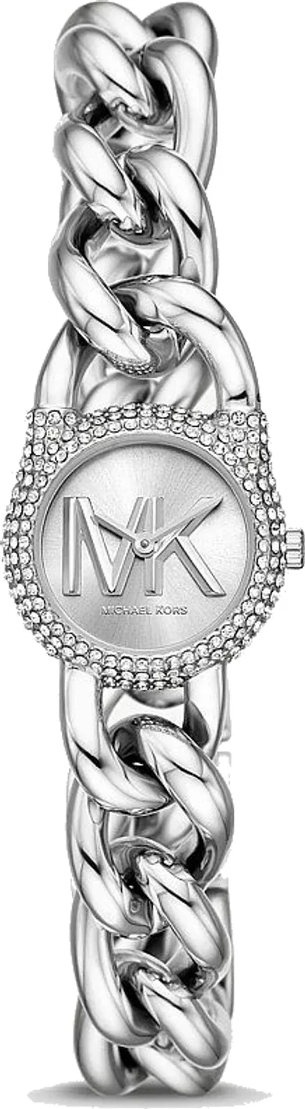 Montre Michael Kors MKO1068 femme cadran argent bracelet acier