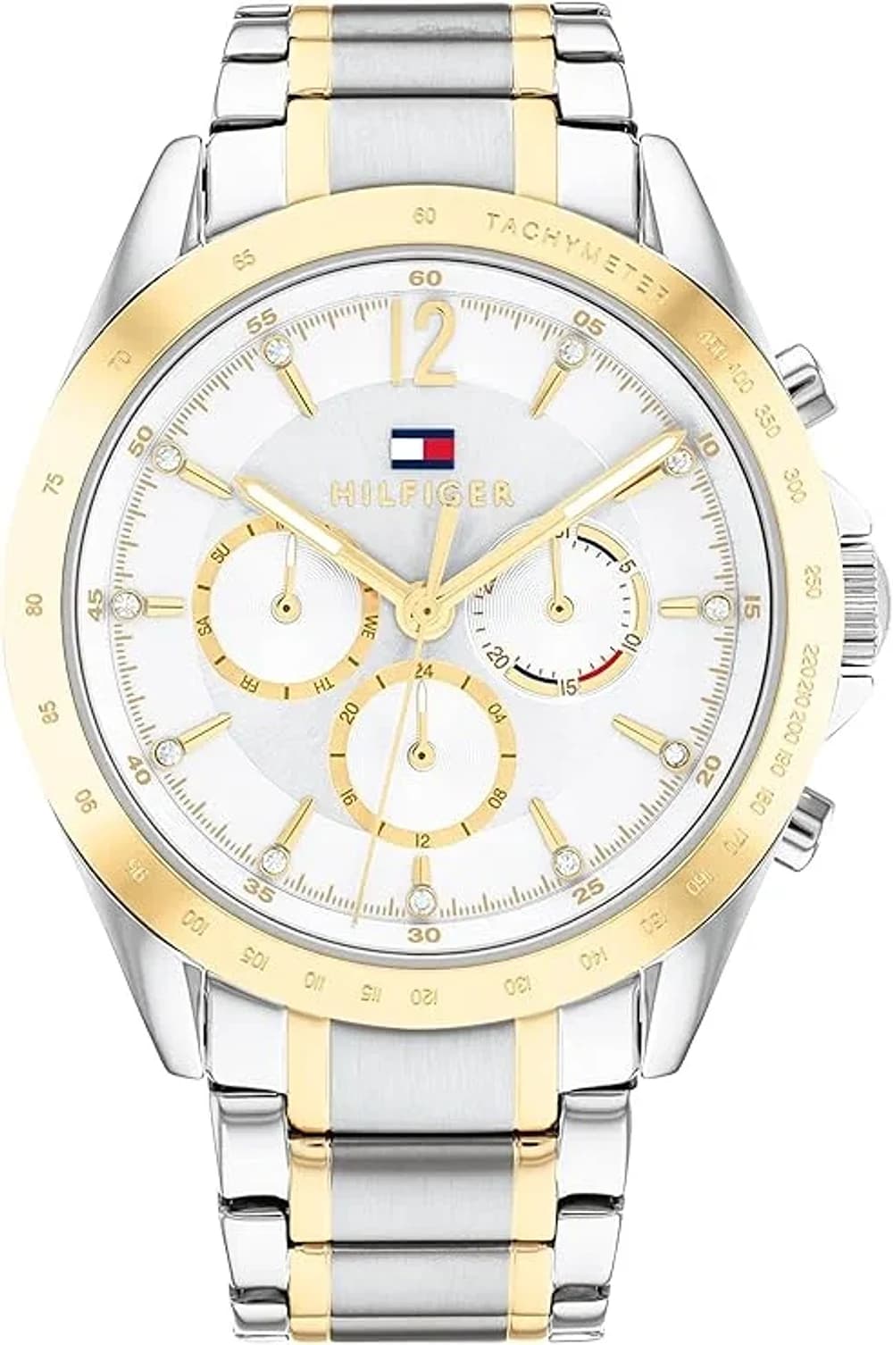 Montre Tommy Hilfiger 1782555 femme cadran argent bracelet acier