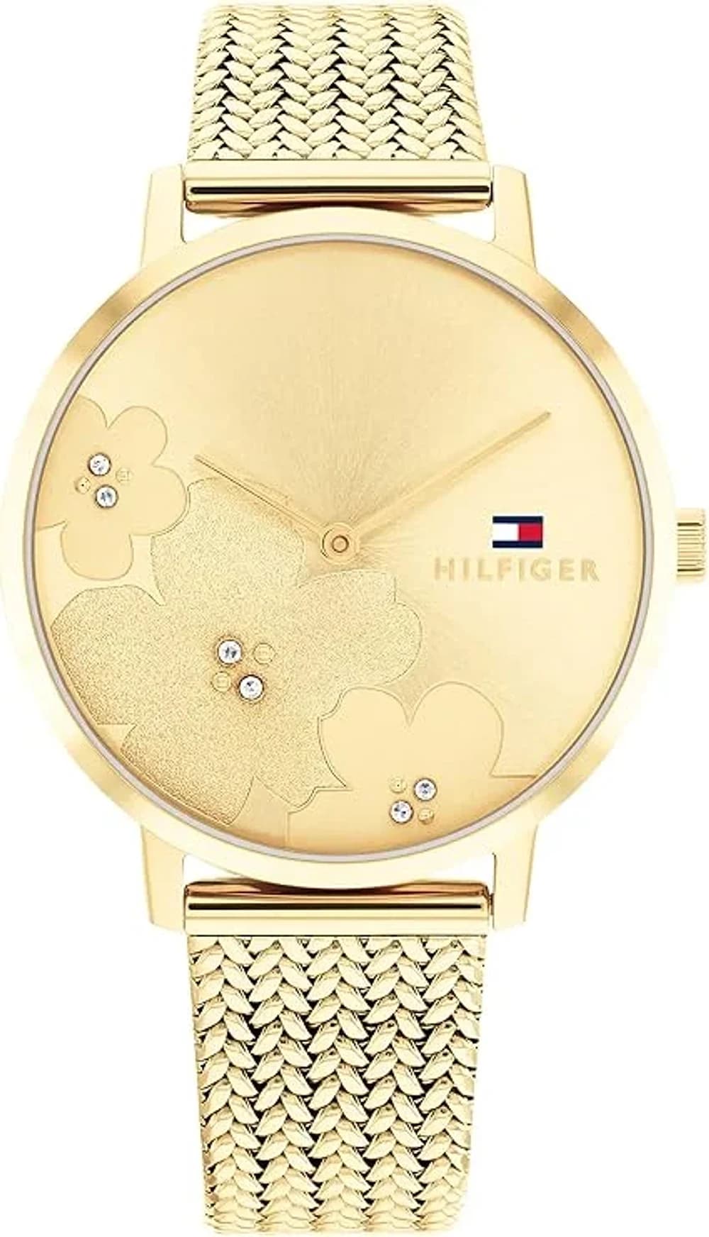 Montre Tommy Hilfiger 1782606 femme cadran or bracelet acier