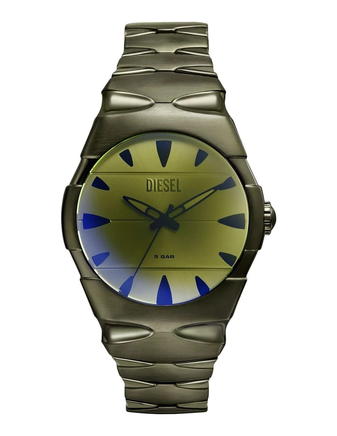 Montre homme Diesel DZ2215, au cadran vert et bracelet acier