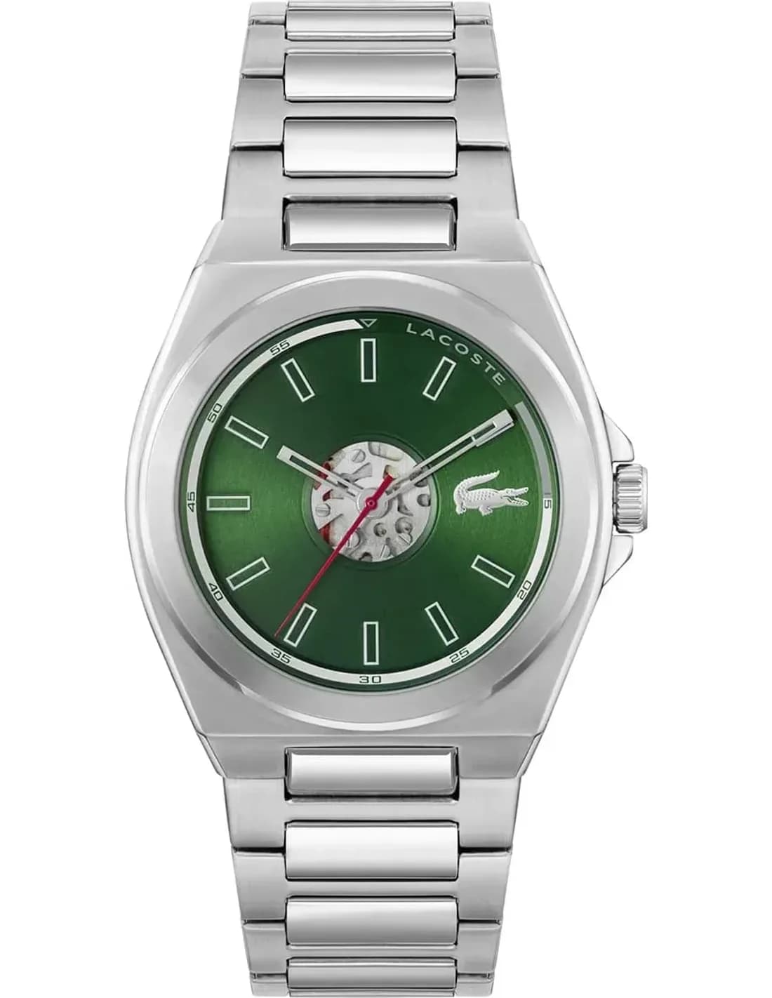 Montre homme Lacoste 2011335, au cadran vert et bracelet acier
