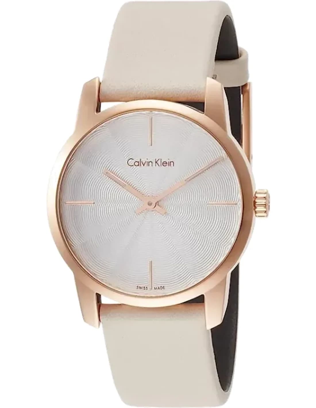 Montre Calvin Klein K2G236X6 avec bracelet en cuir beige
