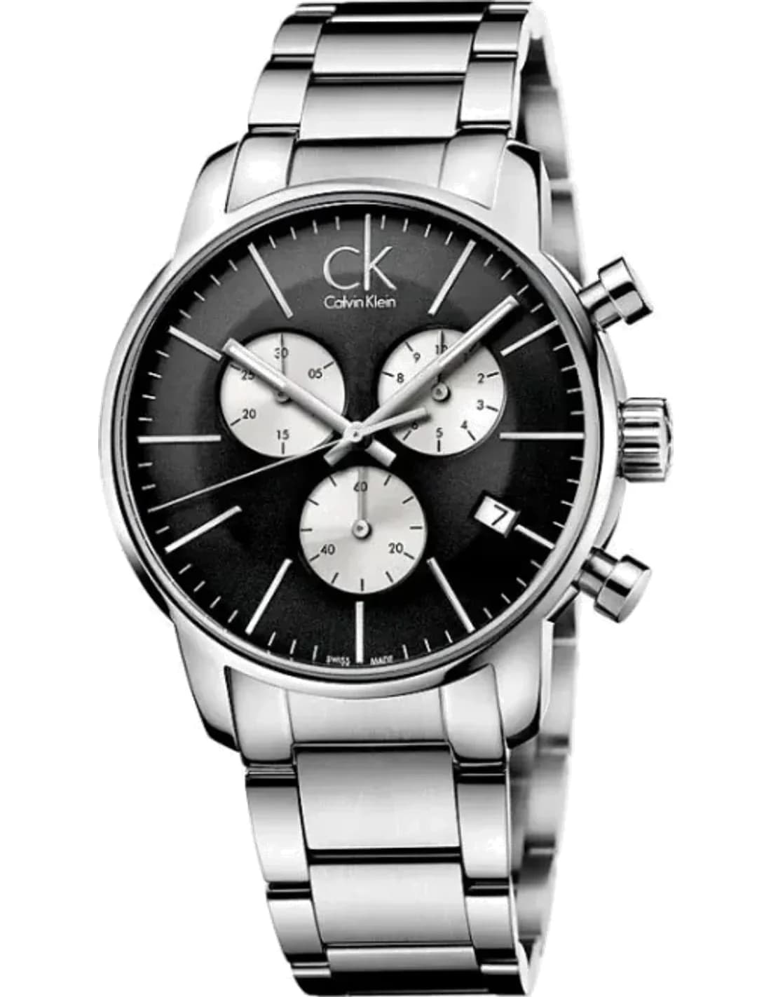 Montre Homme Calvin Klein K2G2714X Chronographe en Acier Poli